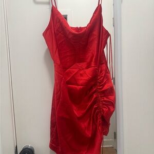 Zara Vibrant Red Mini Dress